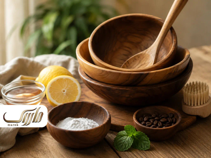 رفع بوی بد ظروف چوبی با ۵ ترفند خانگی