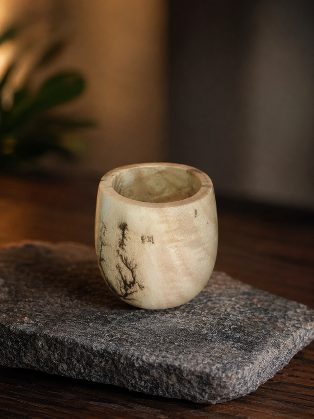 شات چوبی خراطی طرح درخت ماروک