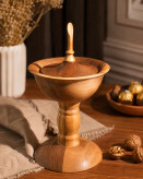 شکلات خوری چوبی پایه دار ماروک